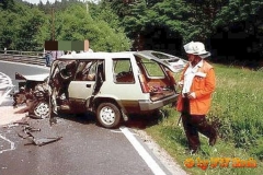 13.06.1992 - PKW Unfall B275 Richtung Niederems