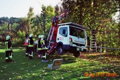 22.10.2008 - Hubsteiger droht umzustürzen